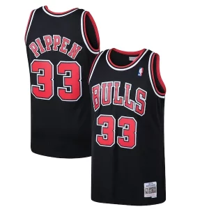Robusto Scottie Pippen Chicago Bulls 1997/98 Hardwood Classics Swingman Jersey Black/White