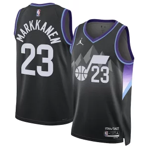 Lussuoso Accattivante Moderno Lauri Markkanen Utah Jazz Jordan Brand Unisex 2024/25 Swingman Jersey Statement Edition Black