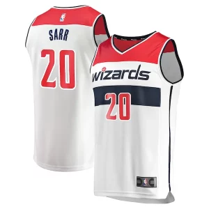 Delizioso Fascinante Moderno Alexandre Sarr Washington Wizards Youth Fast Break Replica Player Jersey Association Edition White