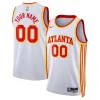 Moderno Cool Fantastico Atlanta Hawks Nike Unisex Swingman Custom Jersey White Association Edition