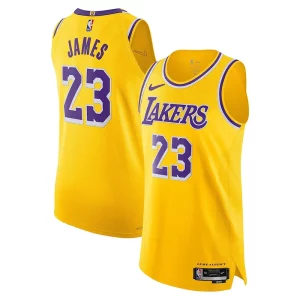 Classico Raffinato LeBron James Los Angeles Lakers Nike Authentic Player Jersey Icon Edition Gold