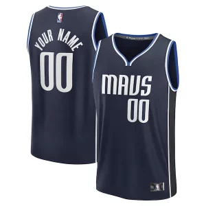 Raffinato Dallas Mavericks Custom Fast Break Jersey Statement Edition Navy/Blue