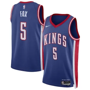 Incantevole Eccezionale Carino De'Aaron Fox Sacramento Kings Nike Unisex 2024/25 Swingman Player Jersey City Edition Blue