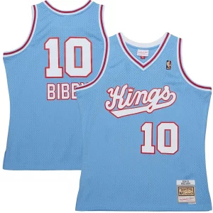 Splendido Raffinato Mike Bibby Sacramento Kings 2001/02 Hardwood Classics Swingman Jersey Light Blue