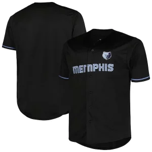 Sofisticato Memphis Grizzlies Profile Big & Tall Pop Jersey Black