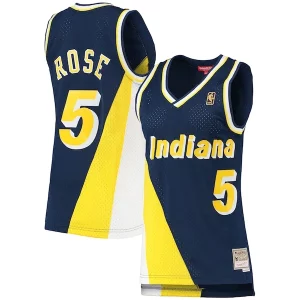 Incantevole Prestigioso Moderno Jalen Rose Indiana Pacers Women's 1996/97 Hardwood Classics Swingman Jersey Navy
