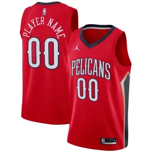 Comodo Bellissimo Robusto New Orleans Pelicans Jordan Brand Swingman Custom Jersey Statement Edition Red