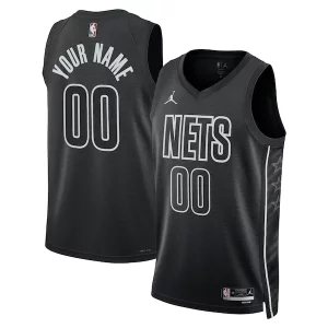 Incantevole Accattivante Brooklyn Nets Jordan Brand Unisex 2022/23 Swingman Custom Jersey Statement Edition Black