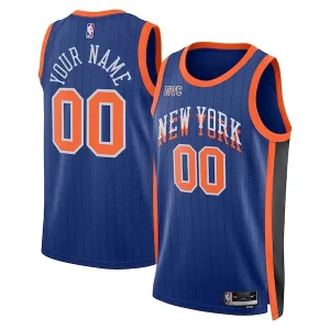 Robusto Delizioso Carino New York Knicks Nike Unisex 2023/24 Custom Swingman Jersey Blue City Edition