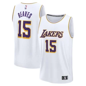 Raffinato Robusto Accattivante Austin Reaves Los Angeles Lakers Youth Fast Break Replica Player Jersey Association Edition White