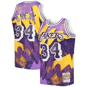 Attraente Classico Robusto Shaquille O'Neal Los Angeles Lakers Hardwood Classics 1996/97 Hyper Hoops Swingman Jersey Purple