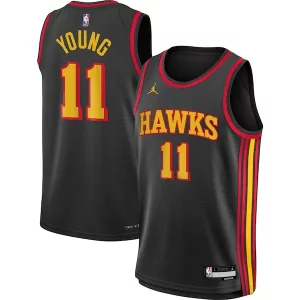Delizioso Bellissimo Trae Young Atlanta Hawks Jordan Brand Youth Swingman Jersey Statement Edition Black