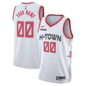 Incantevole Sofisticato Meraviglioso Houston Rockets Nike 2019/20 Swingman Custom Jersey White City Edition