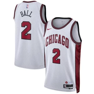 Sofisticato Fascinante Lonzo Ball Chicago Bulls Nike Unisex 2022/23 Swingman Jersey City Edition White
