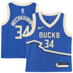 Classico Ottimo Giannis Antetokounmpo Milwaukee Bucks Nike Toddler 2024/25 Swingman Player Jersey City Edition Royal