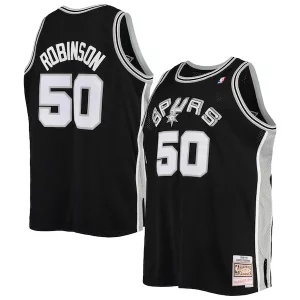 Ottimo Duraturo Moderno David Robinson San Antonio Spurs 1998/99 Big & Tall Hardwood Classics Swingman Jersey Black