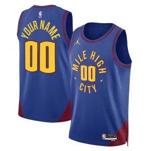 Magnifico Moderno Denver Nuggets Jordan Brand Unisex 2022/23 Swingman Custom Jersey Statement Edition Blue