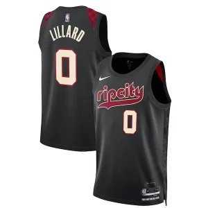 Fascinante Carino Pratico Damian Lillard Portland Trail Blazers Nike Unisex 2023/24 Swingman Jersey Black City Edition