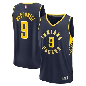 Pratico Splendido Raffinato T.J. McConnell Indiana Pacers Fast Break Replica Player Jersey Icon Edition Navy