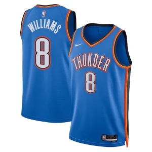 Versatile Gorgeous Duraturo Jalen Williams Oklahoma City Thunder Nike Unisex Swingman Replica Jersey Icon Edition Blue
