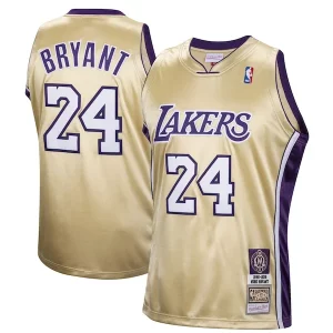 Magnifico Raffinato Robusto Kobe Bryant Los Angeles Lakers Hall of Fame Class of 2020 #24 Authentic Hardwood Classics Jersey Gold
