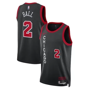 Raffinato Lussuoso Prestigioso Lonzo Ball Chicago Bulls Nike Unisex 2023/24 Swingman Jersey Black City Edition
