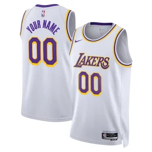 Magnifico Versatile Fantastico Los Angeles Lakers Nike Unisex Swingman Custom Jersey White Association Edition