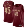 Eccezionale Elegante Donovan Mitchell Cleveland Cavaliers Nike Unisex Swingman Jersey Icon Edition Wine/White