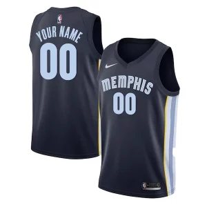 Fascinante Versatile Accattivante Memphis Grizzlies Nike Swingman Custom Jersey Navy Icon Edition