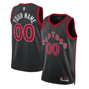 Prestigioso Accattivante Toronto Raptors Jordan Brand Unisex 2022/23 Swingman Custom Jersey Statement Edition Black
