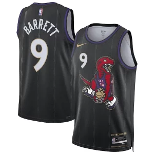 Duraturo Prestigioso Meraviglioso RJ Barrett Toronto Raptors Nike Unisex 2024/25 Swingman Player Jersey City Edition Black