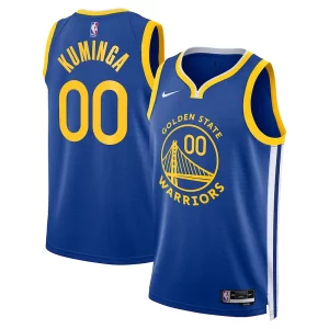 Accattivante Jonathan Kuminga Golden State Warriors Nike Unisex 2022/23 Swingman Badge Player Jersey Icon Edition Royal