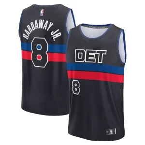 Moderno Tim Hardaway Jr. Detroit Pistons Youth Fast Break Player Jersey Statement Edition Black