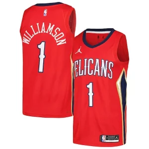 Comodo Stupendo Zion Williamson New Orleans Pelicans Jordan Brand Swingman Player Jersey Statement Edition Red