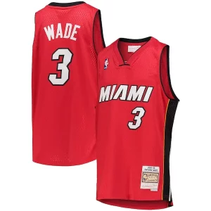 Splendido Dwyane Wade Miami Heat Youth 2005/06 Hardwood Classics Swingman Jersey Red