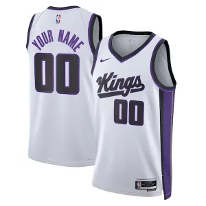 Incantevole Sacramento Kings Nike Unisex Swingman Custom Jersey Association Edition White