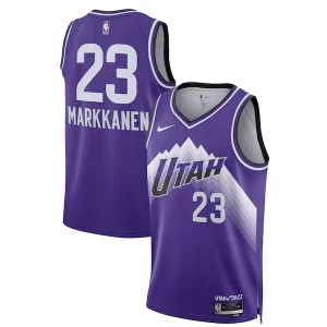Magnifico Lauri Markkanen Utah Jazz Nike Unisex 2023/24 Swingman Jersey Purple City Edition