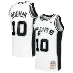 Incantevole Robusto Dennis Rodman San Antonio Spurs 2001/02 Hardwood Classics Swingman Jersey White