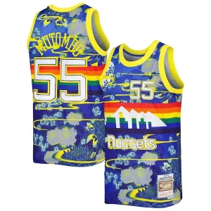 Classico Dikembe Mutombo Denver Nuggets Hardwood Classics Lunar New Year Swingman Jersey Blue