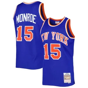 Raffinato Fascinante Comodo Earl Monroe New York Knicks 2001/02 Hardwood Classics Swingman Jersey Blue