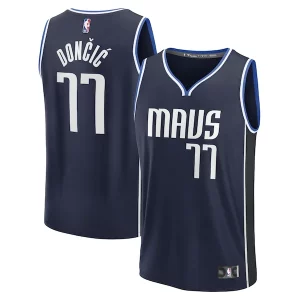 Eccezionale Pratico Gorgeous Luka Dončić Dallas Mavericks Men's Fast Break Player Jersey Statement Edition Navy