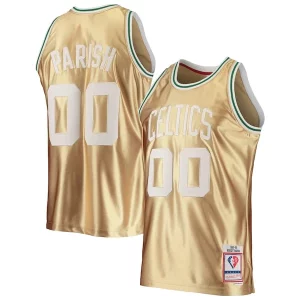 Incantevole Robert Parish Boston Celtics 75th Anniversary 1985/86 Hardwood Classics Swingman Jersey Gold