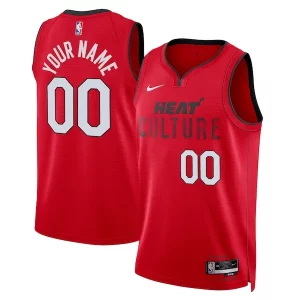 Comodo Prestigioso Carino Miami Heat Nike Unisex 2024/25 Custom Swingman Jersey City Edition Red