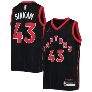 Versatile Carino Pascal Siakam Toronto Raptors Jordan Brand Youth 2020/21 Swingman Jersey Statement Edition Black