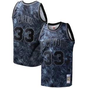 Meraviglioso Cool Patrick Ewing New York Knicks Hardwood Classics 1991/92 Tie Dye Swingman Jersey Black