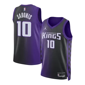 Splendido Domantas Sabonis Sacramento Kings Jordan Brand Unisex Swingman Jersey Statement Edition Purple