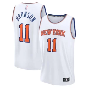 Raffinato Versatile Meraviglioso Jalen Brunson New York Knicks Fast Break Replica Player Jersey Association Edition White