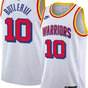 Moderno Nike Adult Golden State Warriors Jimmy Butler #10 Hardwood Classic White Jersey