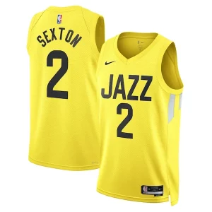 Splendido Cool Collin Sexton Utah Jazz Nike Unisex Swingman Jersey Icon Edition Gold