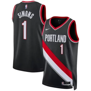 Cool Attraente Anfernee Simons Portland Trail Blazers Nike Unisex Swingman Jersey Association Edition Black